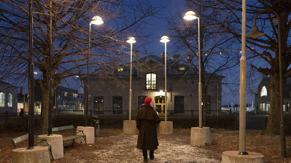 Tillfälligt konstprojekt "Nattljusskördarna" i samarbete med Stockholm konst.