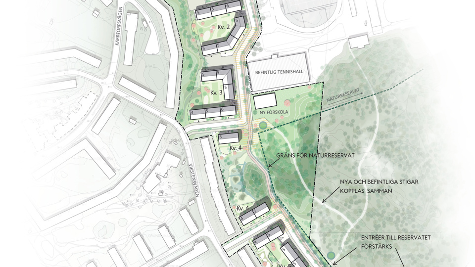Illustration över planområdet.