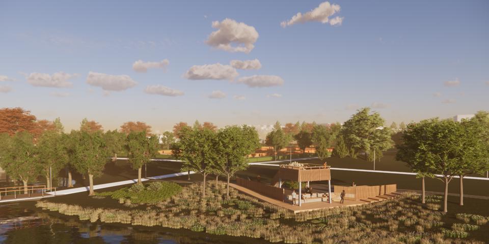 3D-skiss: White arkitekter