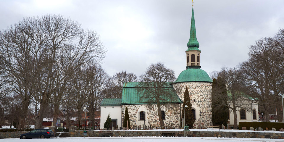 Kyrkbyggnad, fotografi.