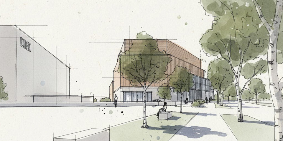 Byggnader för industri i Akalla 