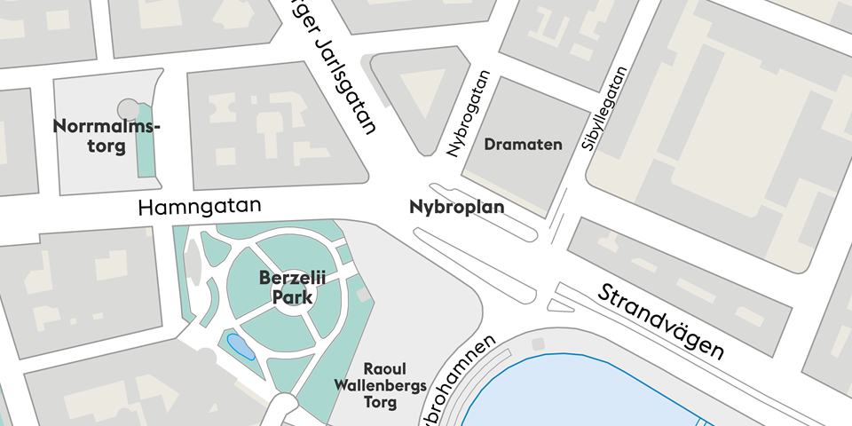 Karta över Nybroplan.