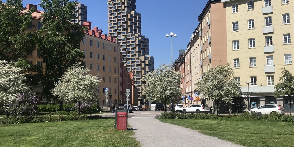 Vanadisplan, i riktning mot Gävlegatan.