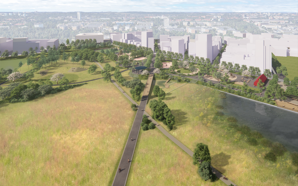 Bilden är framtagen av LAND arkitektur