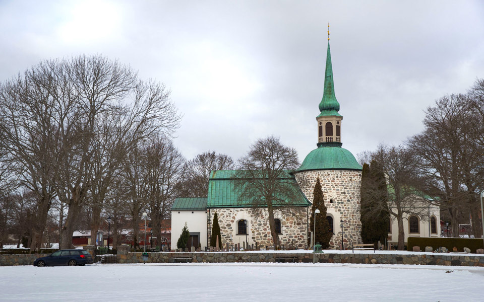Kyrkbyggnad, fotografi.