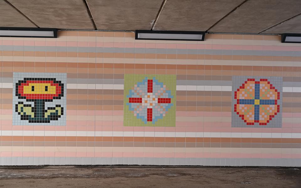 Tunneln under Rinkebysvängen efter upprustningen.