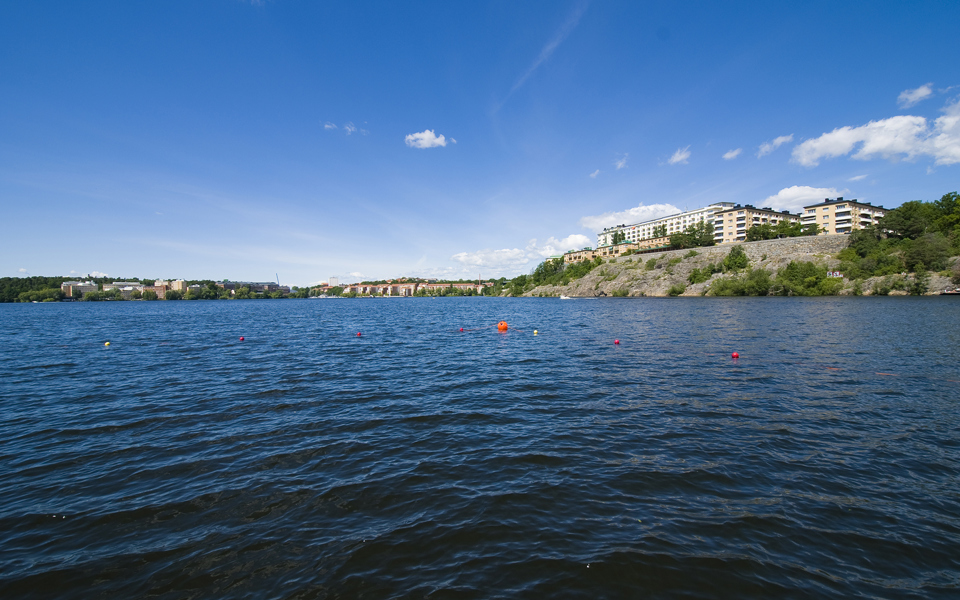 Mälarens vatten, vid stadsdelen Fredhäll