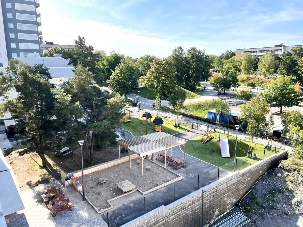 Ny grönska i Östberga centrum - Stockholms stad