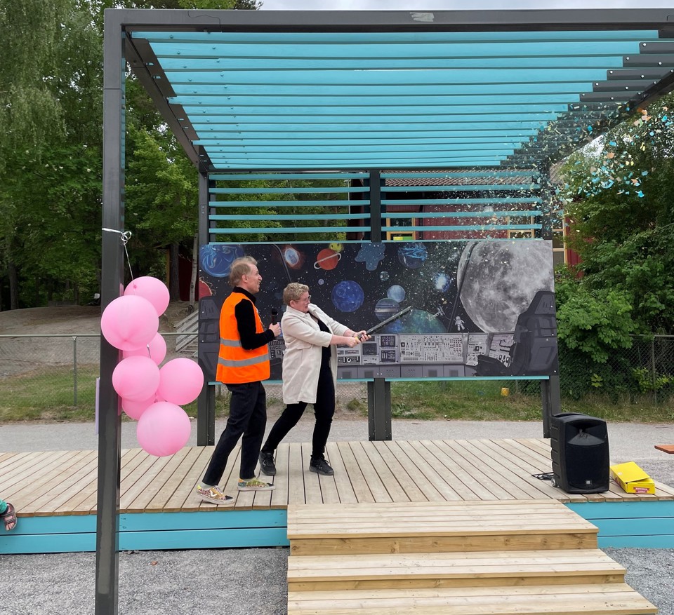 Invigning av Rymdparken.