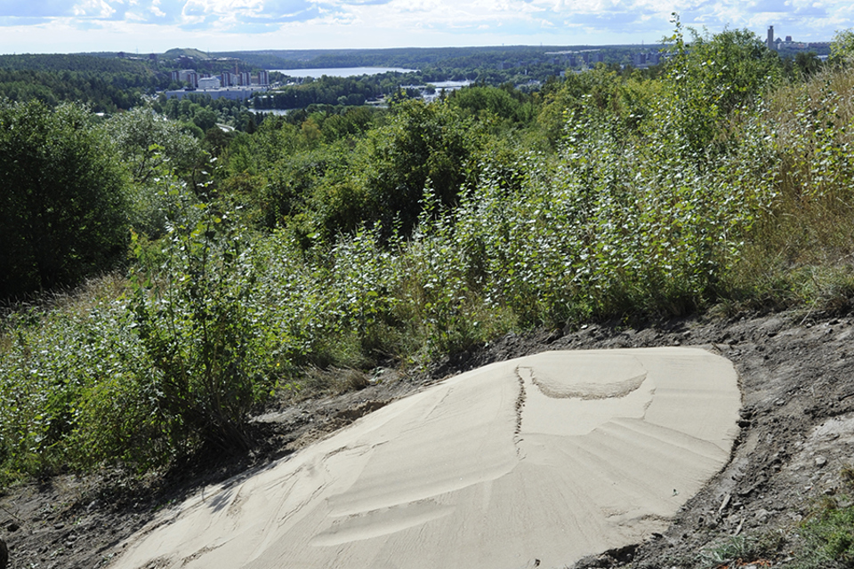 Sandhögar Vårbergstoppen.